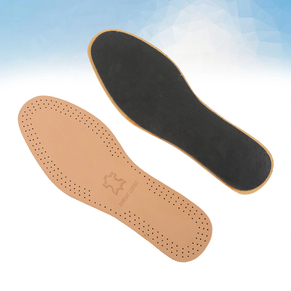 1 Pair of Shock-absorbing Insoles Breathable Sports Insoles Latex Foot Pads Shoe Cushions Foot Massager Size 45-46