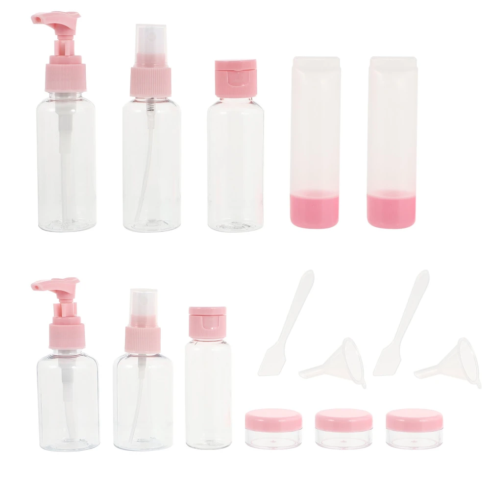 2 Sets Convenient Sprayer Sub Bottles Travel Cosmetics Storage Bottles