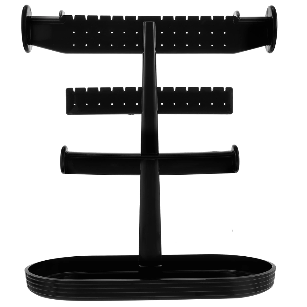 1Pc Creative Three-layer Earbob Earrings Display Rack Plastic Lady Jewelry Stand