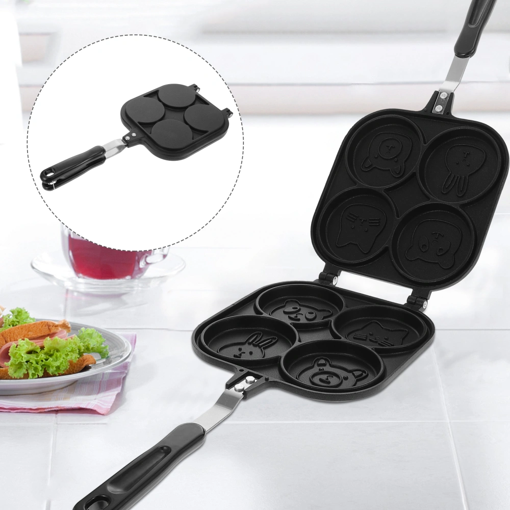 Non-stick Egg Frying Pan Hamburg Making Mold Non-sticking Pot for Kitchen