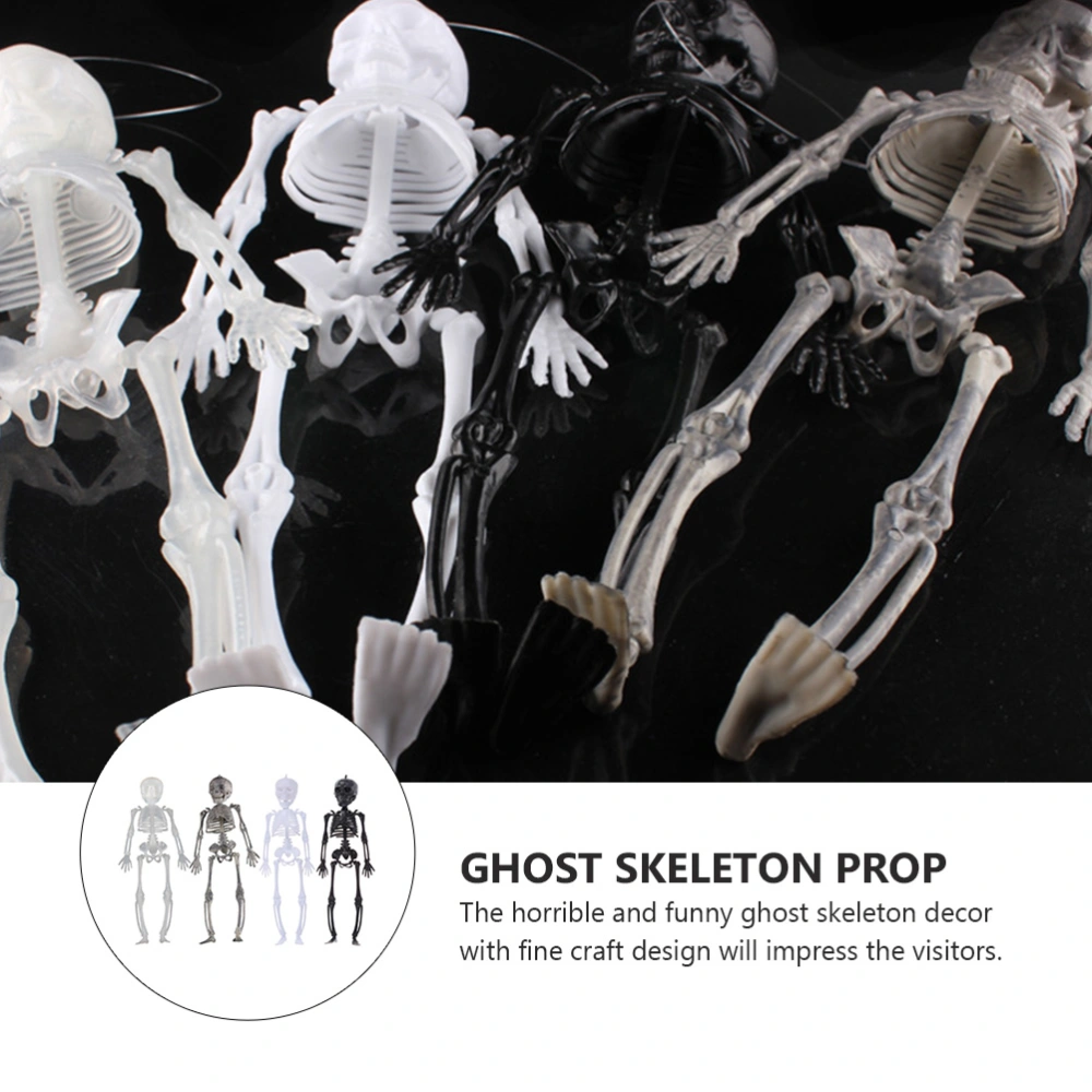 4pcs Halloween Ghost Skeleton Horror Skeleton Party Props Halloween Decoration