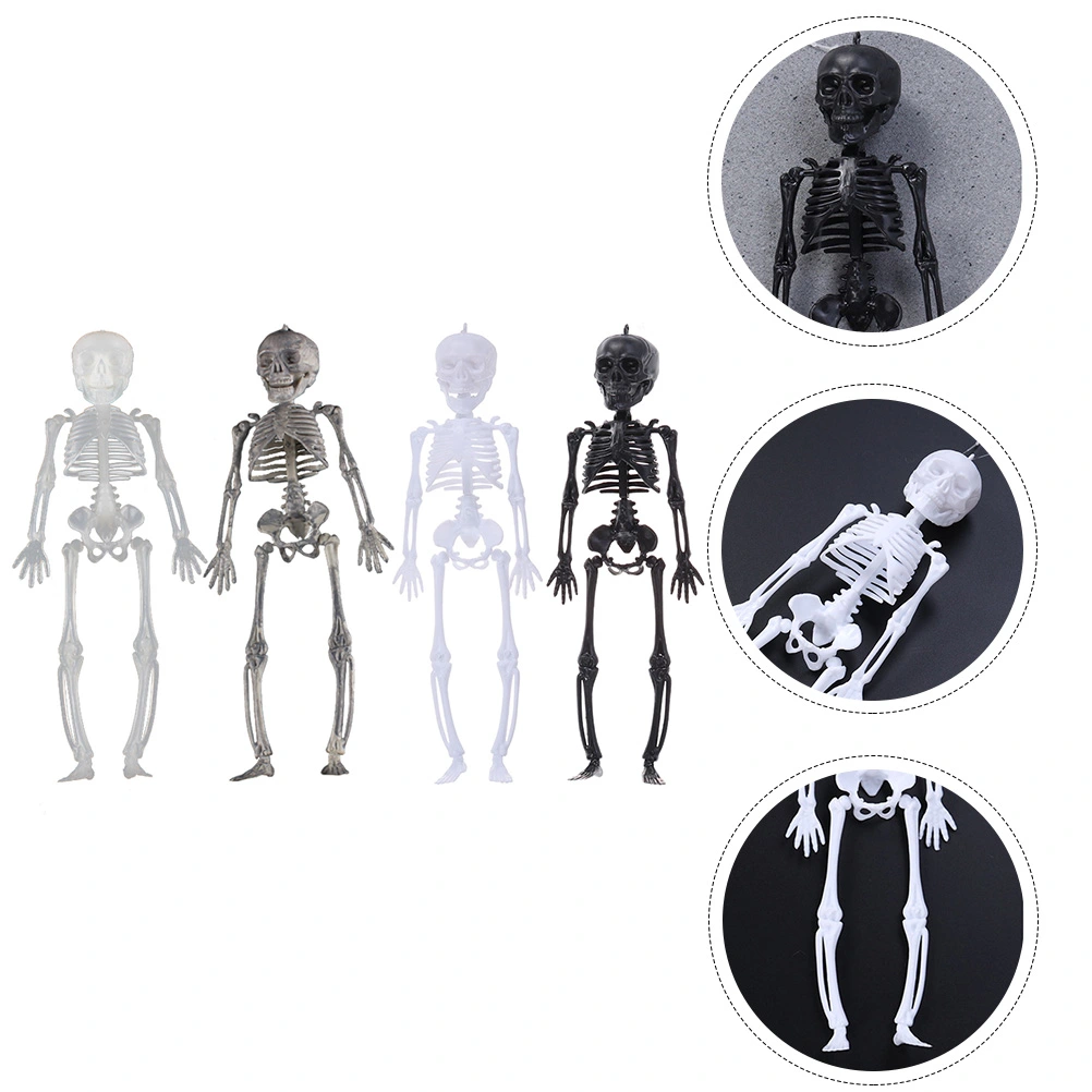 4pcs Halloween Ghost Skeleton Horror Skeleton Party Props Halloween Decoration