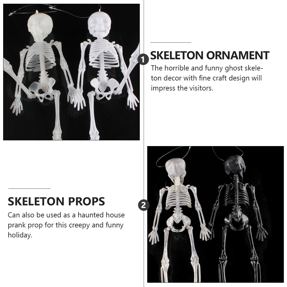 4pcs Halloween Ghost Skeleton Horror Skeleton Party Props Halloween Decoration