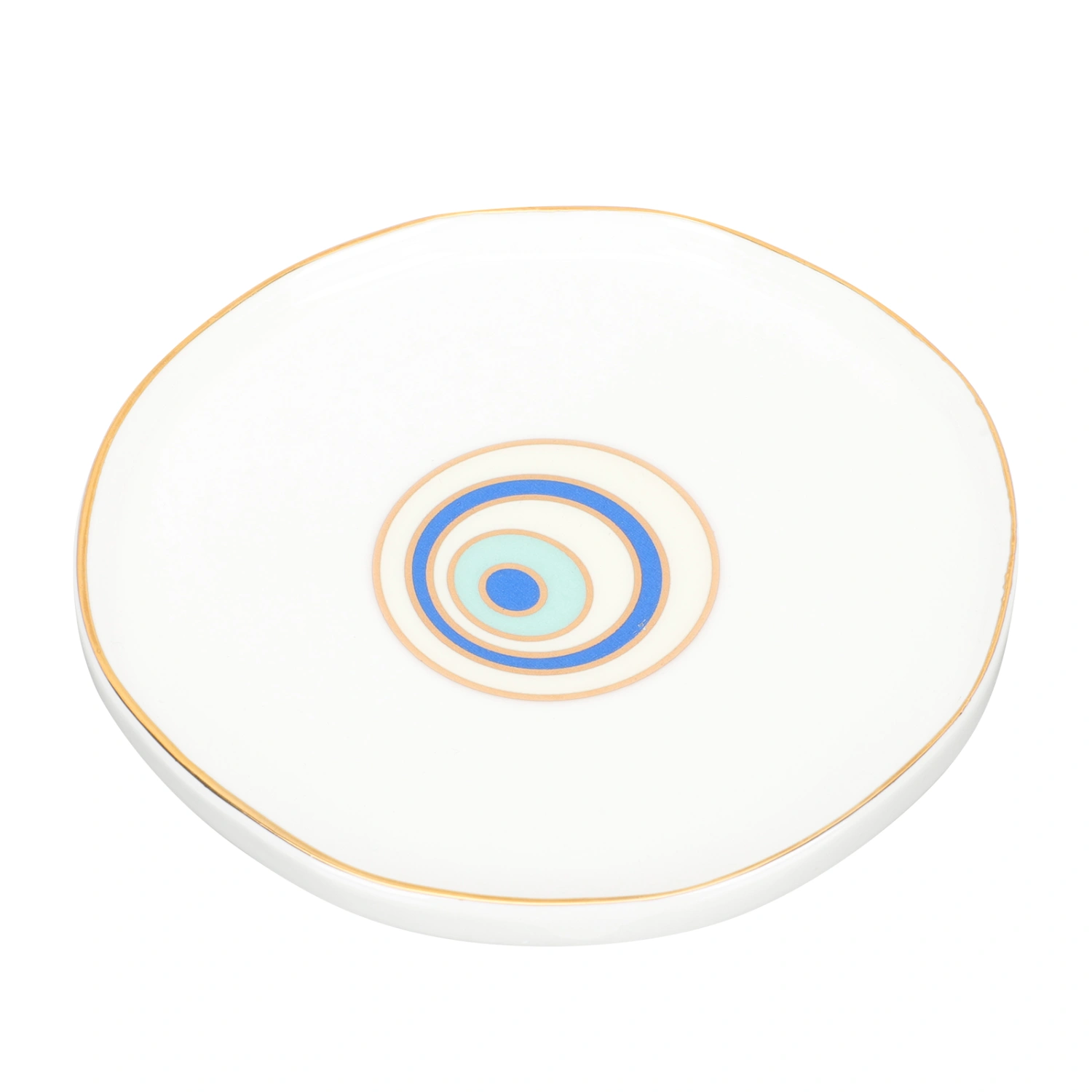 Creative Ceramic Jewelry Storage Plate Earring Bracelet Plate Home Supplies
