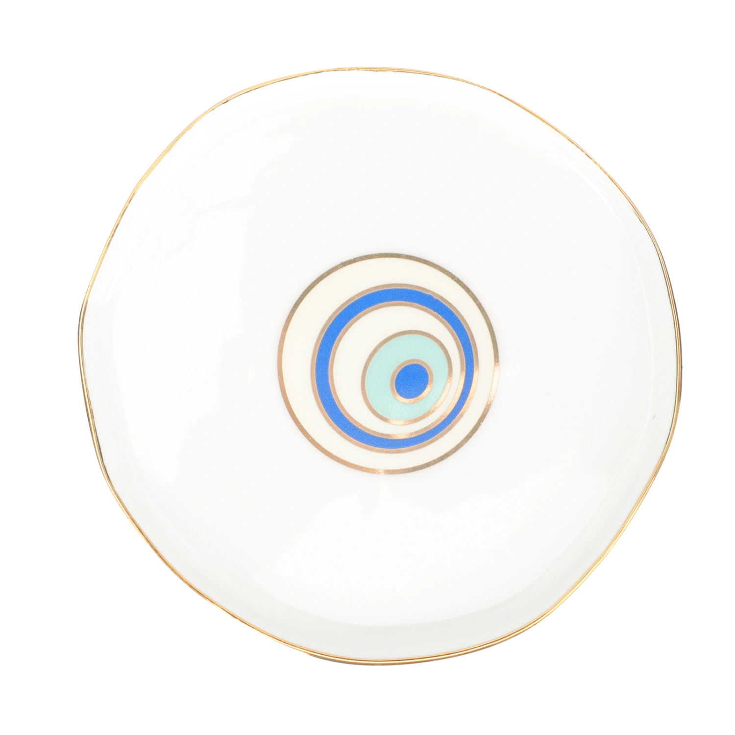Creative Ceramic Jewelry Storage Plate Earring Bracelet Plate Home Supplies