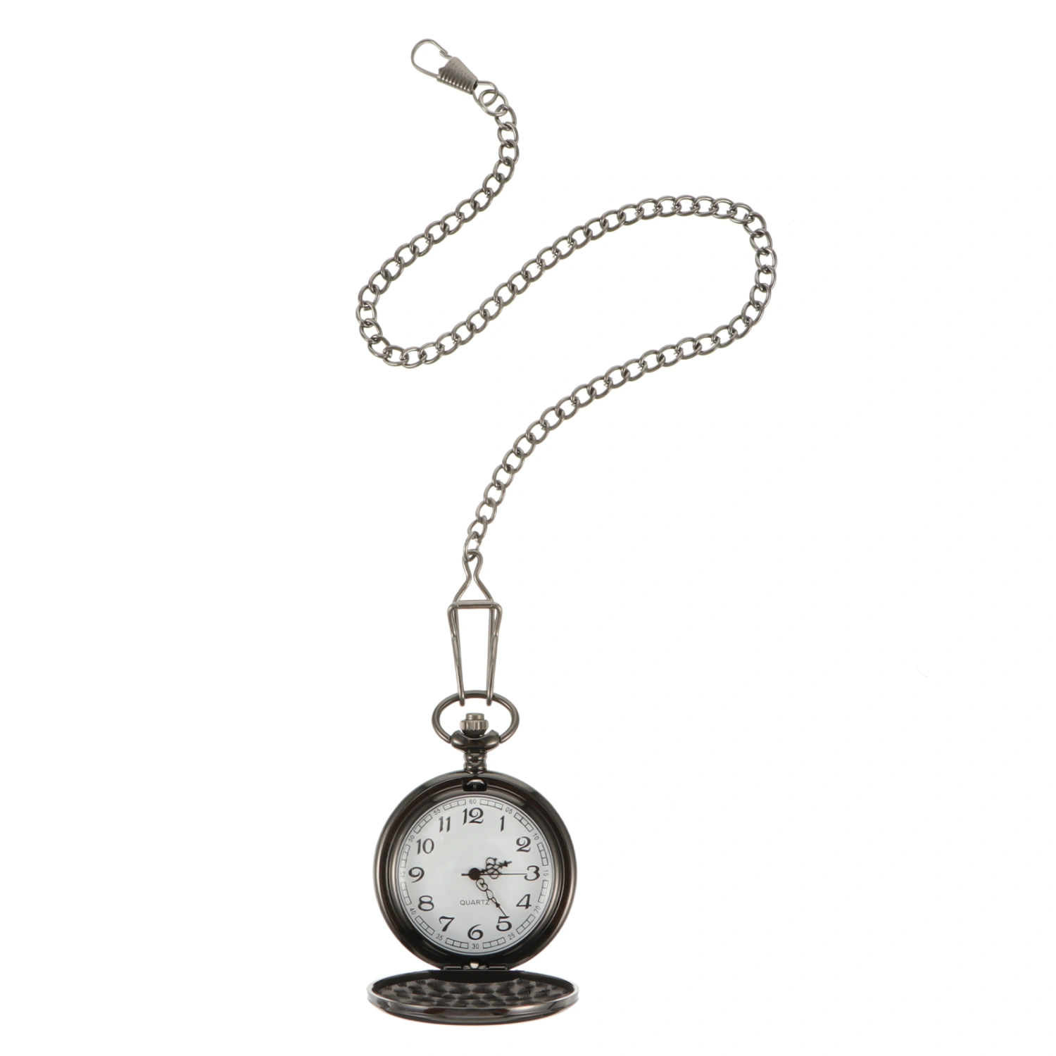 Hanging Pocket Watch Quartz Movement Watch for Fathers Day Birthday Present