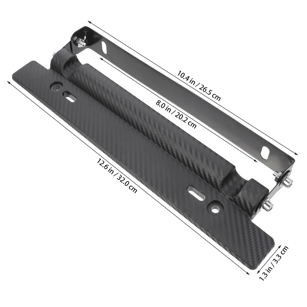 Carbon Fiber License Registration Plate Useful Car License Plate Mount Bracket