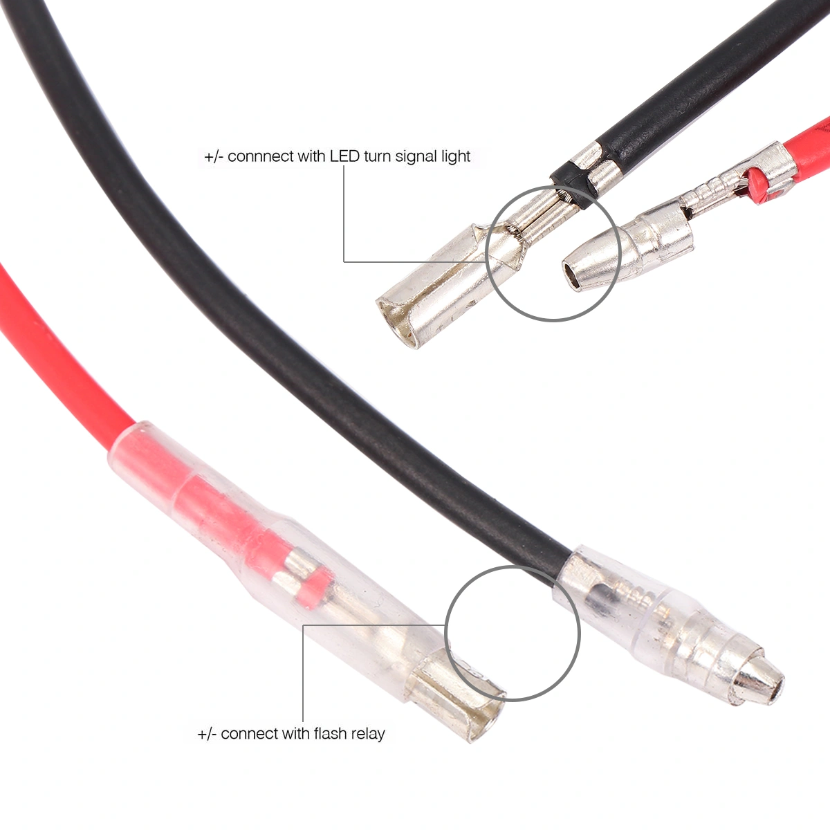 4pcs Motorcycle Resistance Power Resistor Load Decoding Resistor for LED Turn Signal Flash No Flashing Repairing 25W 6.8RJ