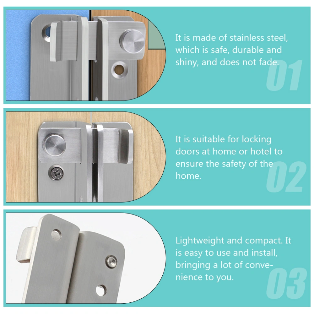 Stainless Steel Sliding Latch Locks Gate Latch Barrel Bolt Sliding Lock