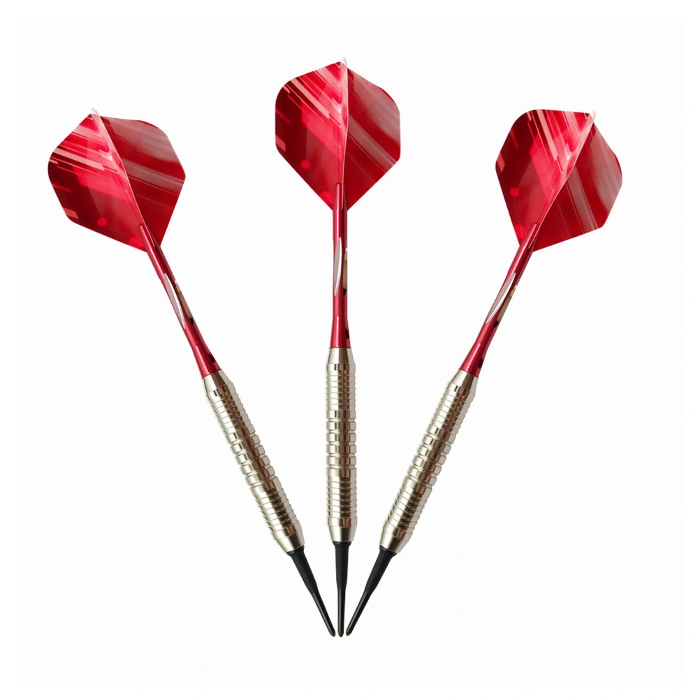 1 Set Professional High-End Darts Pin-Type Darts 18g Hard Darts for Bar KTV Playing (Red)