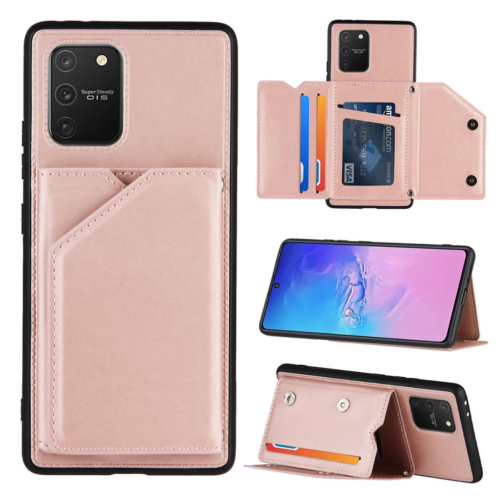 1pc Phone Case Outer Cards Wallet Shell Compatible for Galaxy S10 Lite