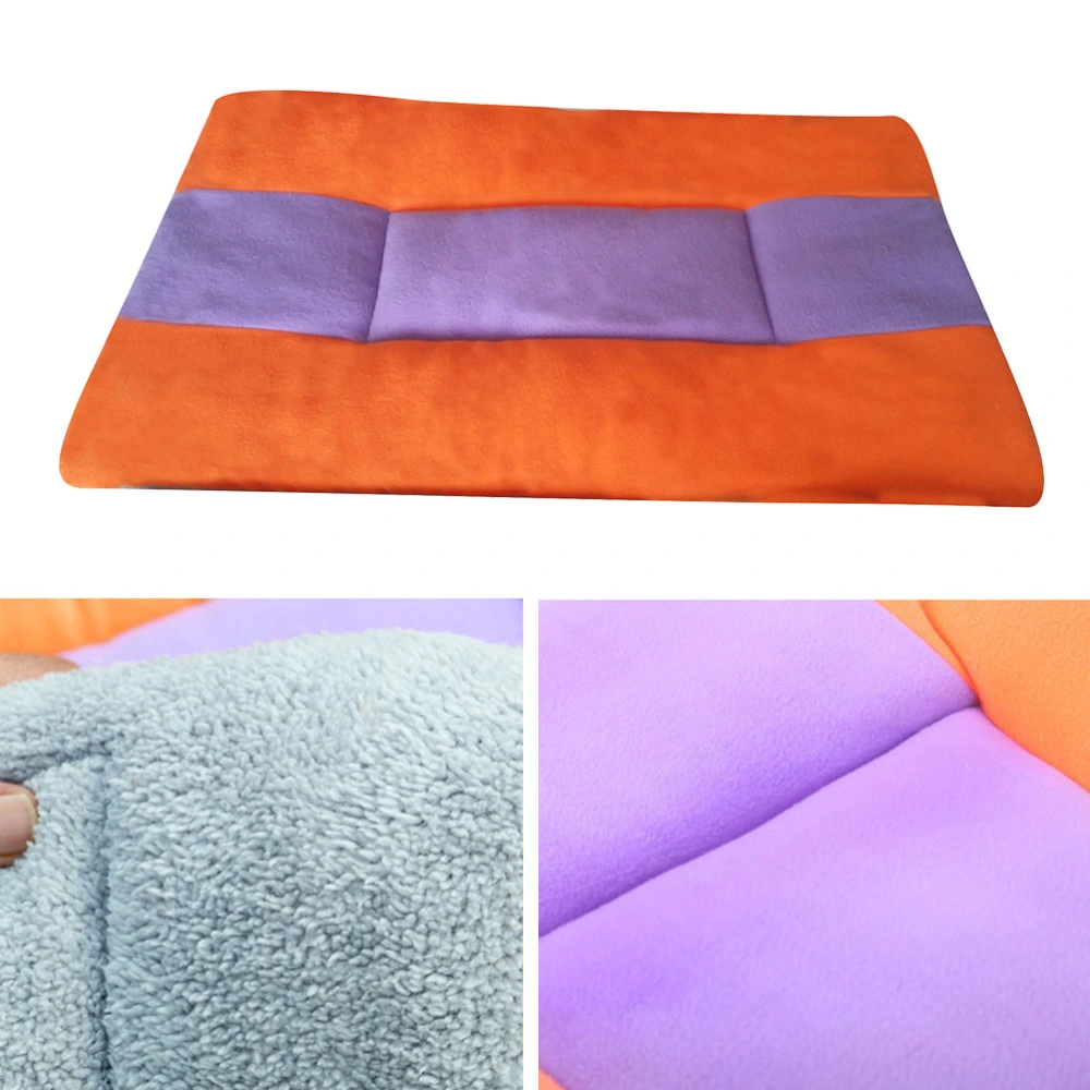 Fleece Dog Bed Mat Chihuahua Husky Puppy Cushion Winter Warm Pet Dog Crate Beds 39x32cm