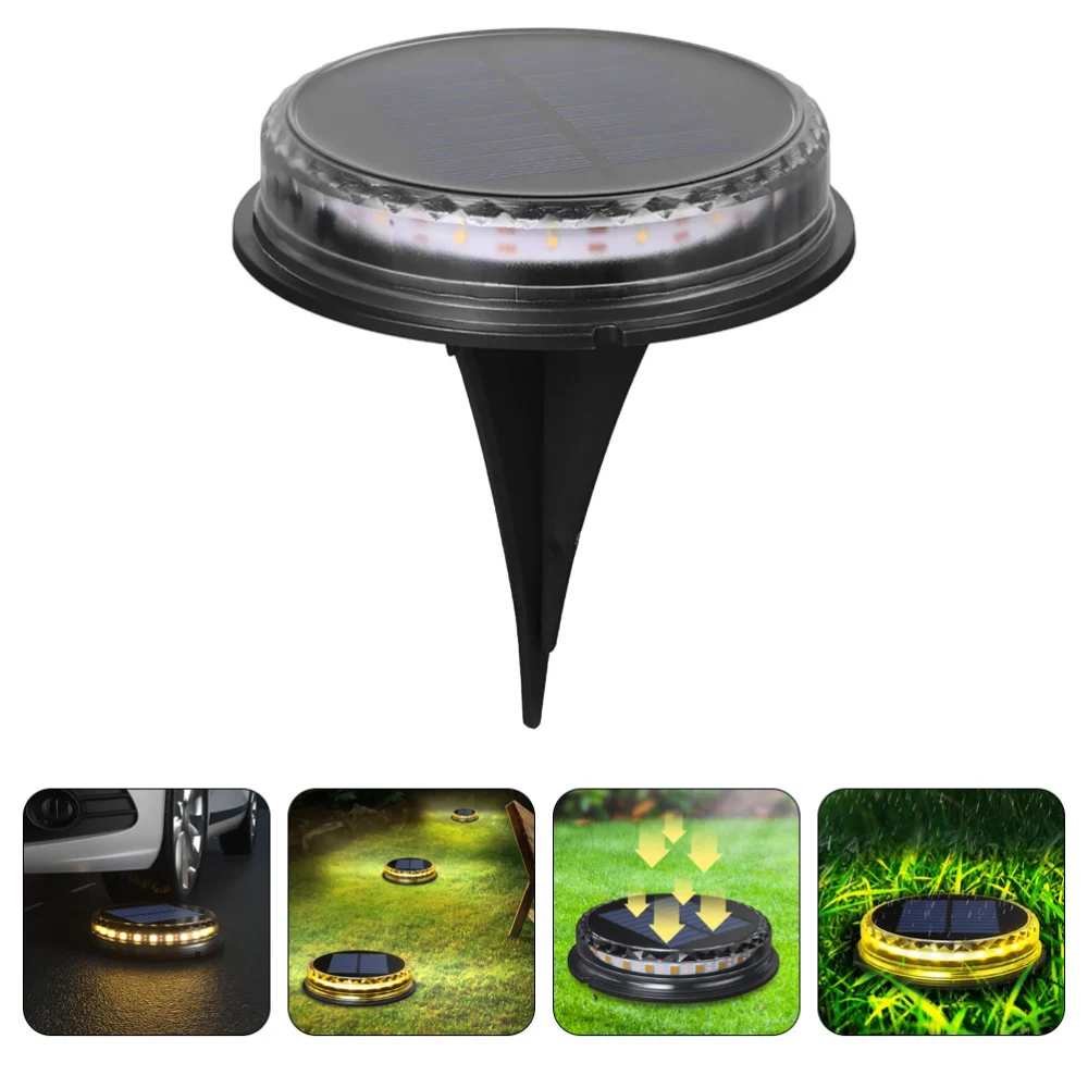 Outdoor Solar Ground LED Lamp Home Garden Lawn Lamp Garden Ground Light