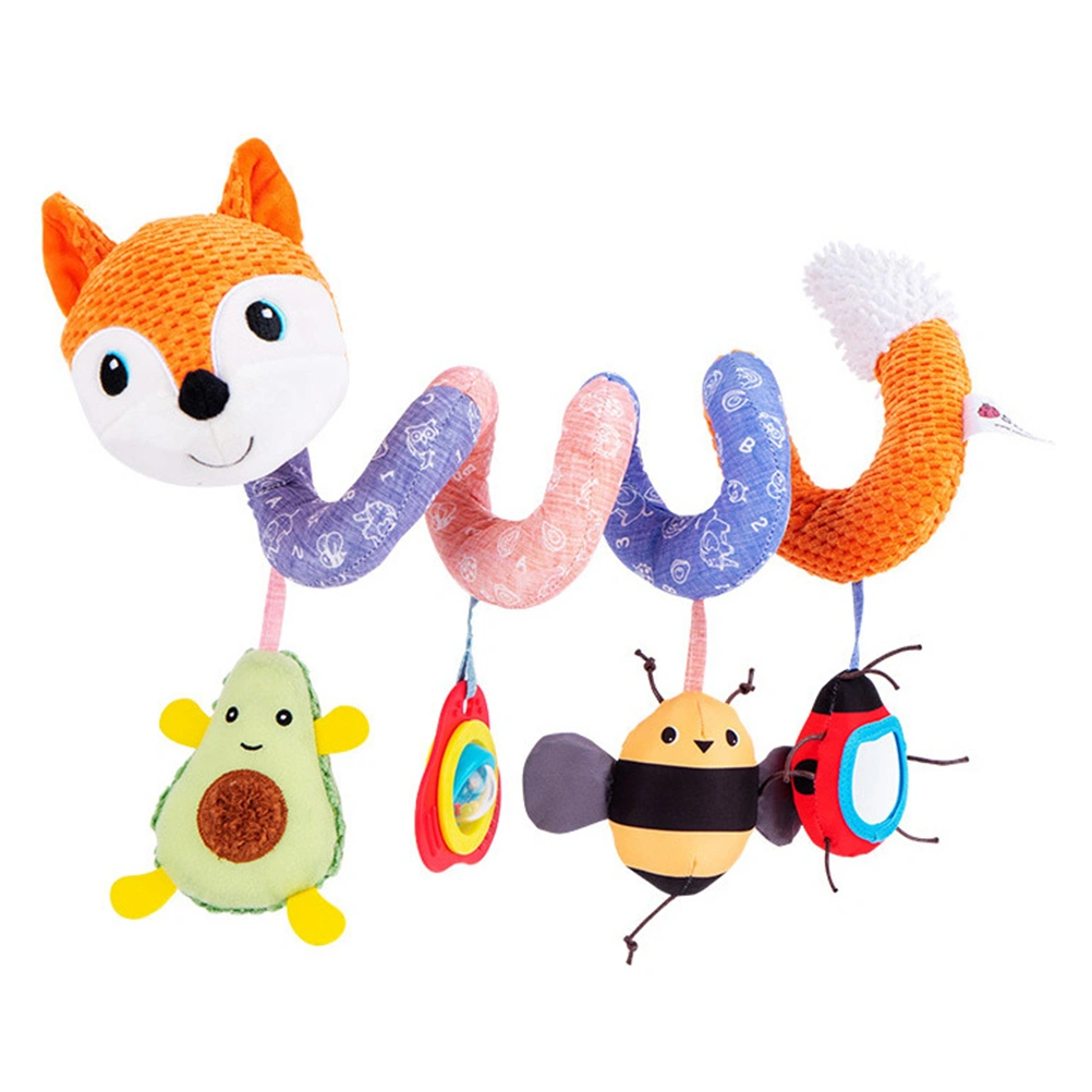 1pc Musical Spiral Bed Wrap Around Toy Baby Crib Stroller Car Seat Hanging Toy