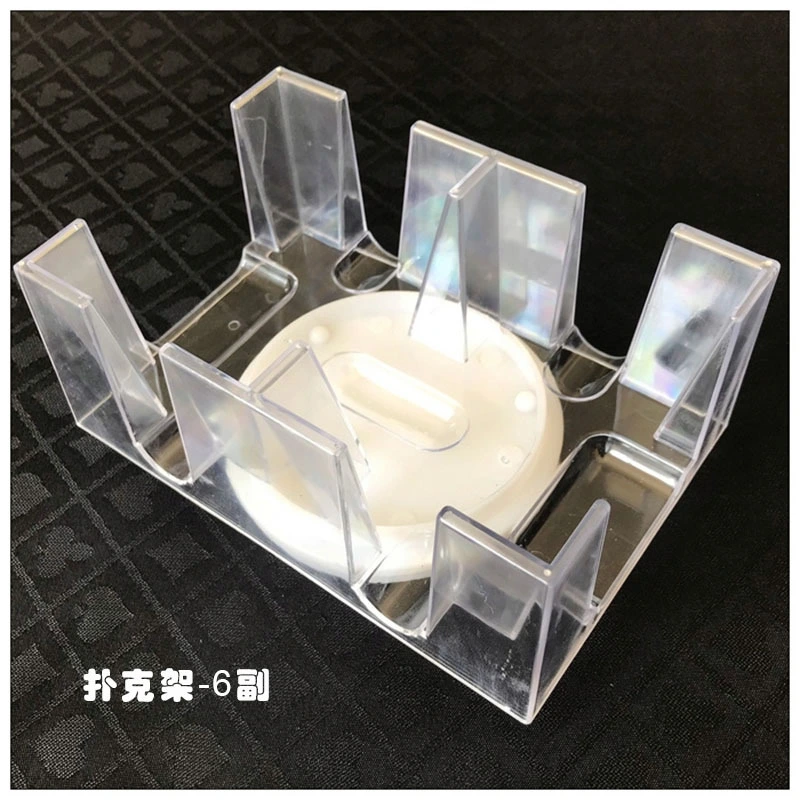 Revolving Playing Card Tray Rotating Poker Stand Poker Card Holder Playing Card Holder