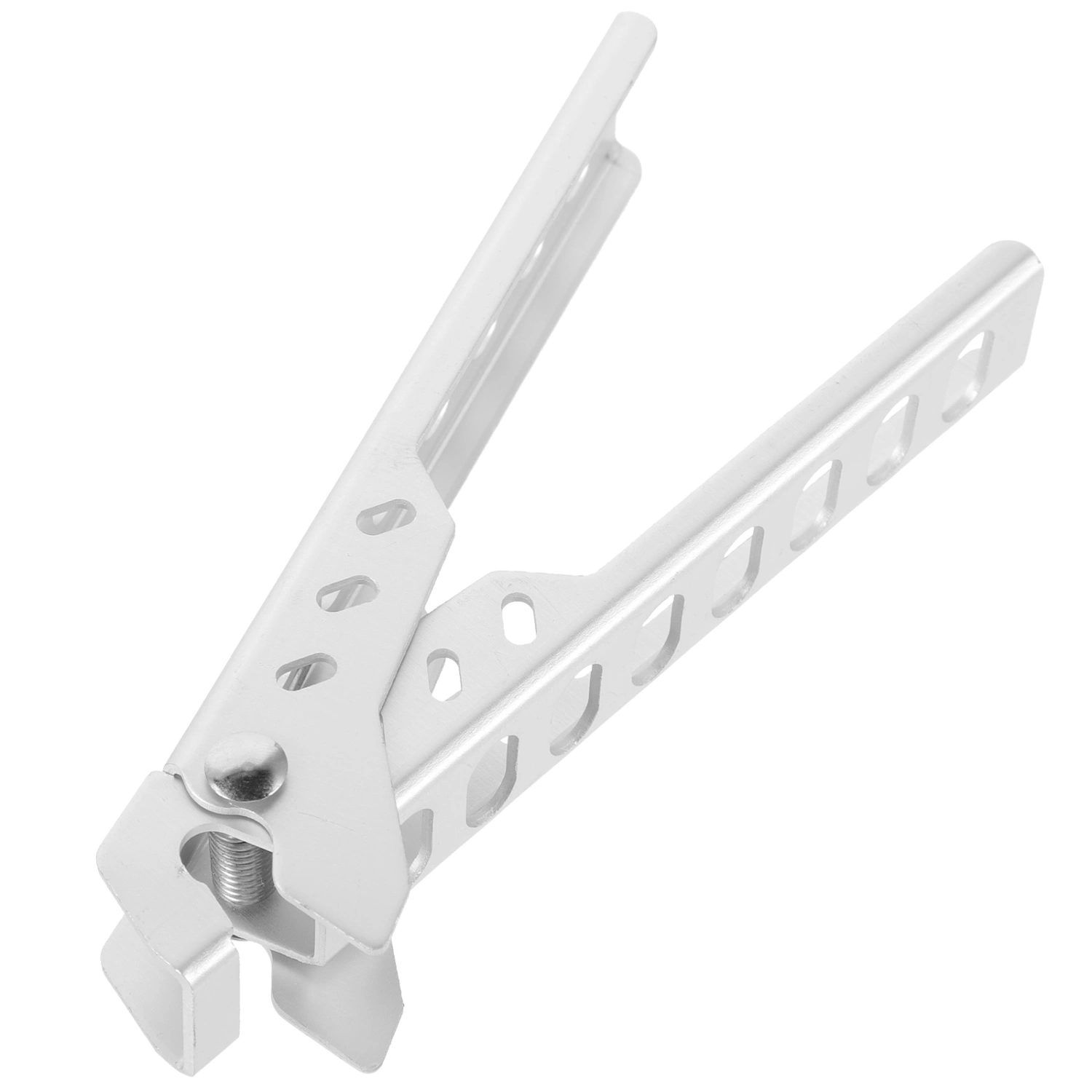 Hot Plate Gripper Aluminum alloy Pan Clip Anti Hot Pan Clamp Kitchen Gadgets (Silver)