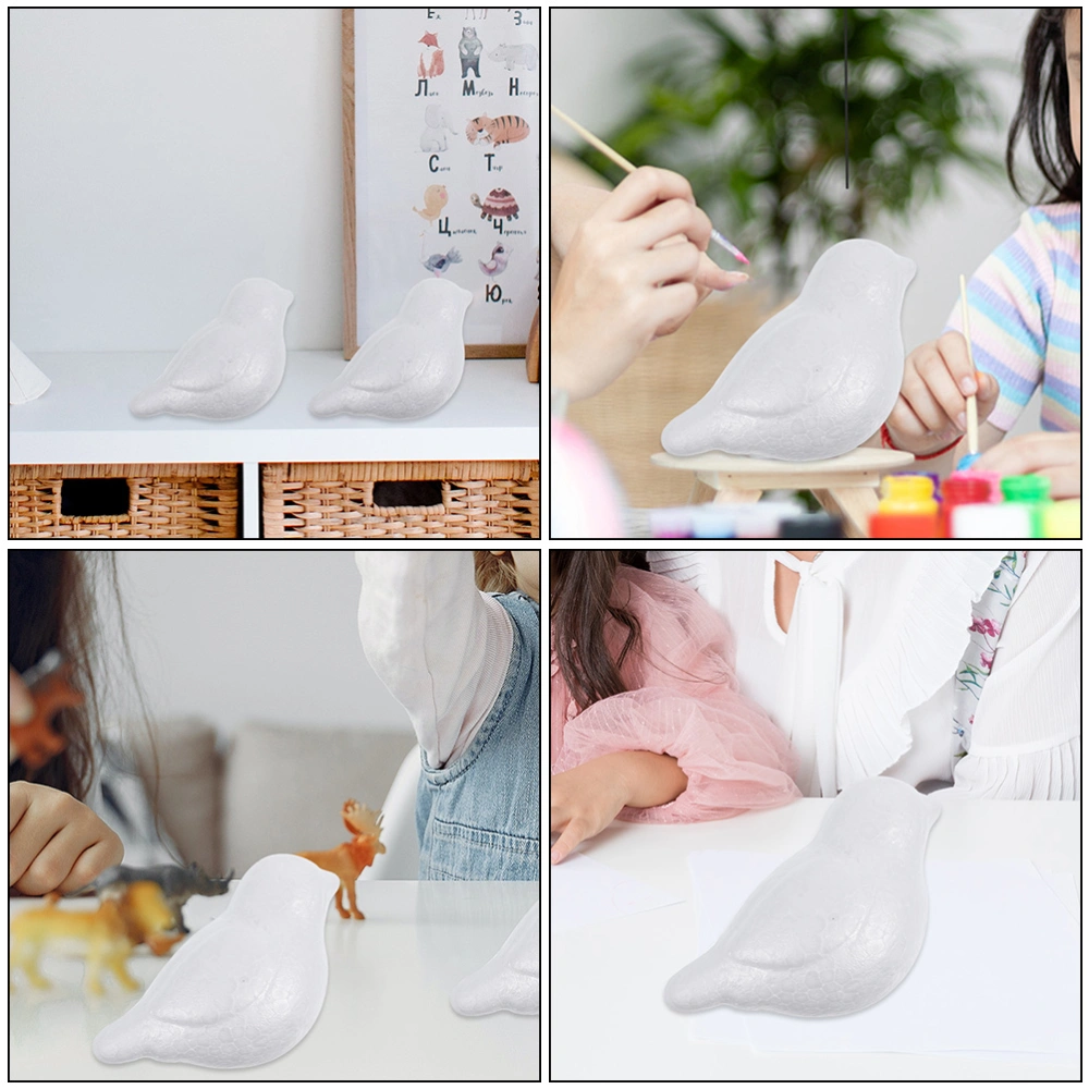 20Pcs Kids Crafts and Arts Supplies Bird Mold DIY Painting Toys Accessories