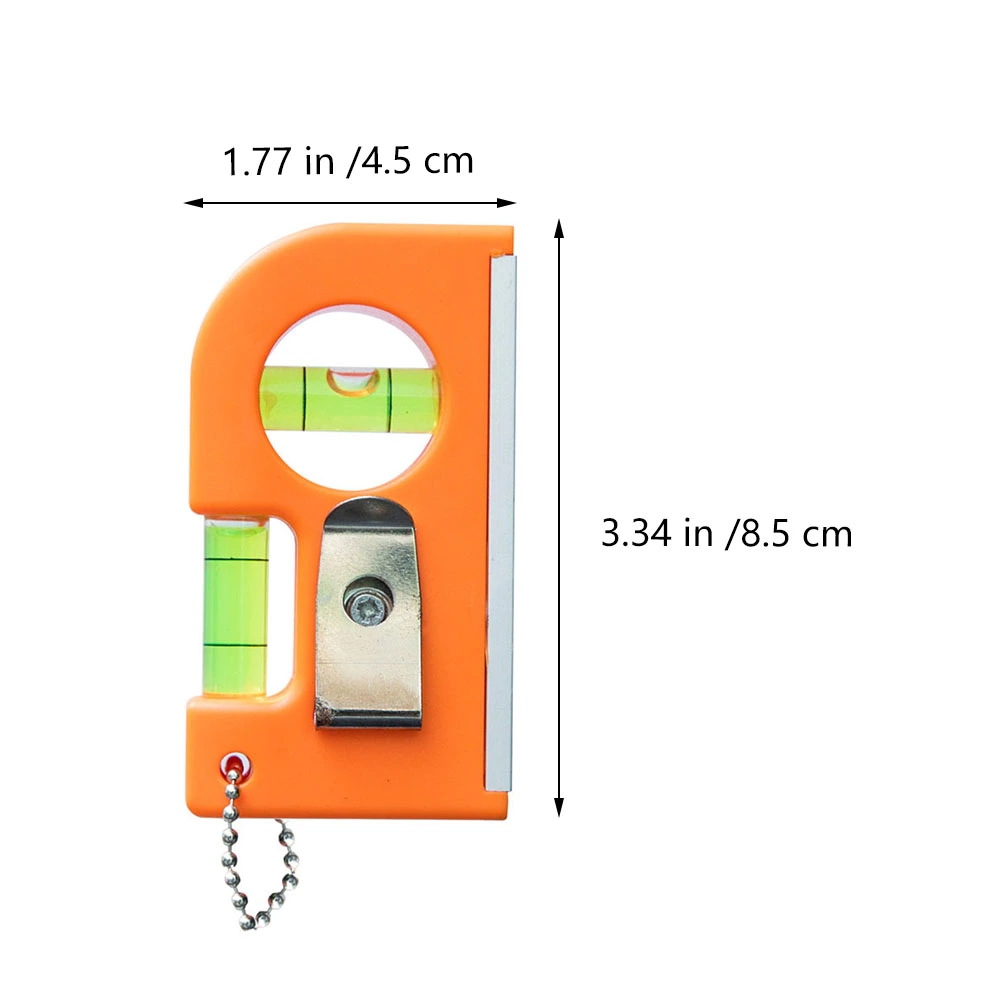 2pcs Practical Level Ruler High Precision Spirit Level Mini Balancing Calibrator
