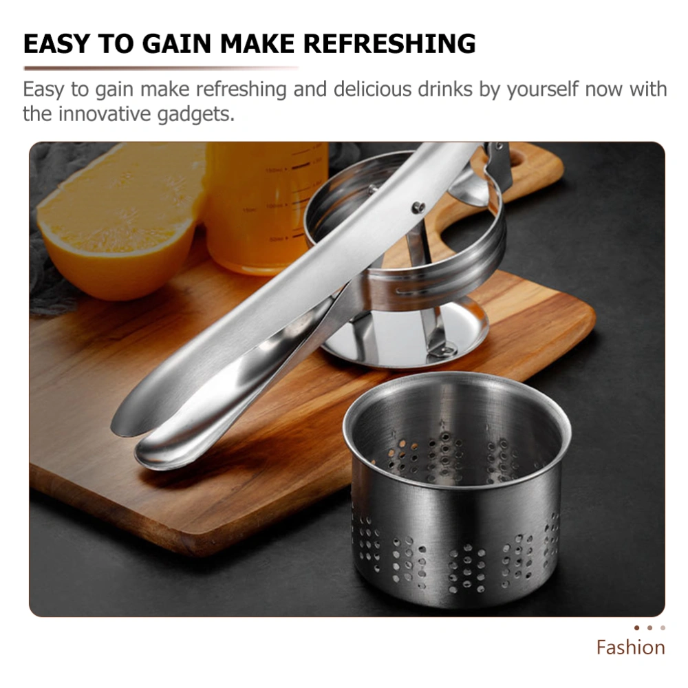 Stainless Steel Fruit Juicer Practical Fruit Presser Manual Fruit Squeezer Potato Masher