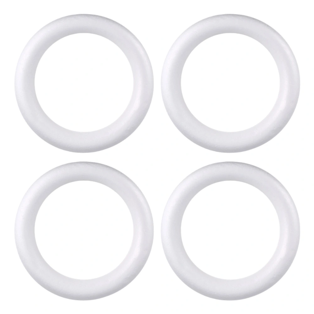 4pcs  Foam Ring DIY Ring Xmas Decor Craft DIY Accessory Handmade Party Decorations