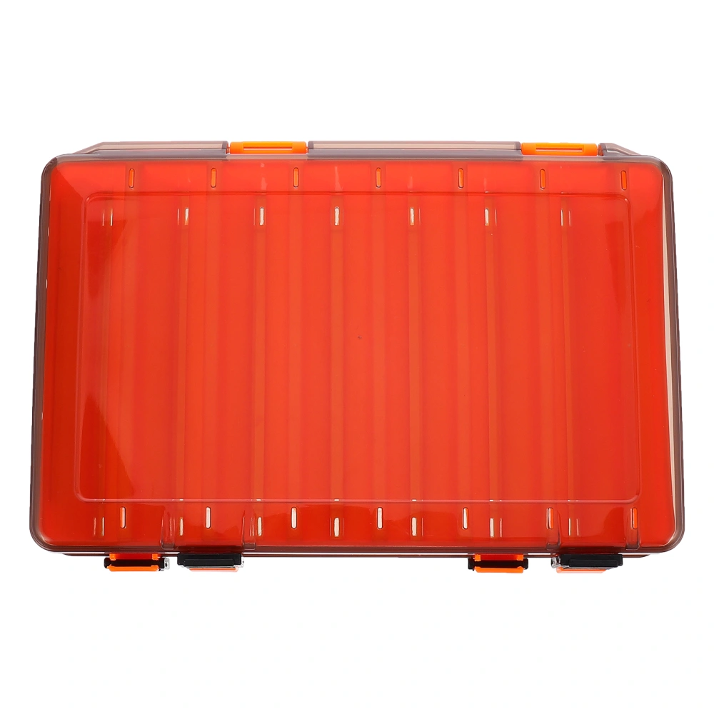 1Pc Hand-held Fishing Bait Box Double Layer Fishing Tackle Box Storage Box