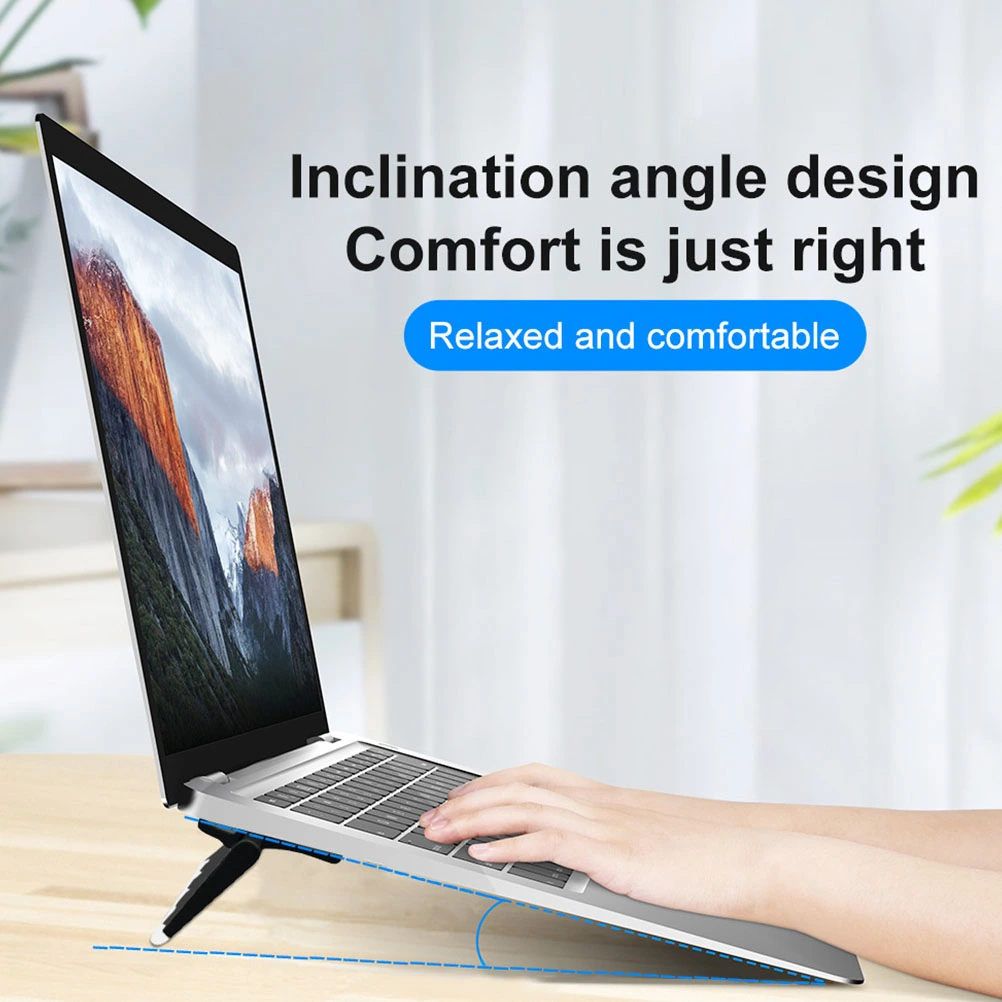 4pcs Laptop Stand Ergonomic Laptop Riser Airflow Stand Foldable Laptop Holder