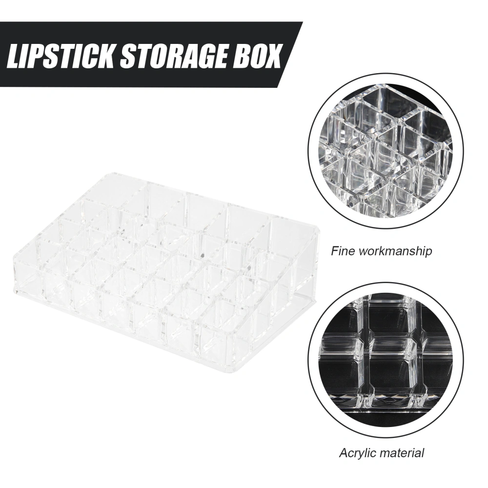 Desktop Lipstick Rack Delicate Lipstick Stand Household 26 Grids Lipstick Holder