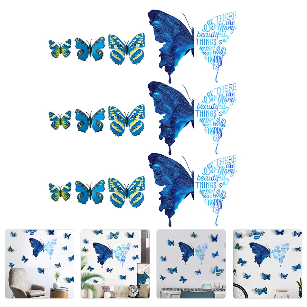 1 Set Self-adhesive 3D Wall Stickers Creative Wall Decals Home Decor