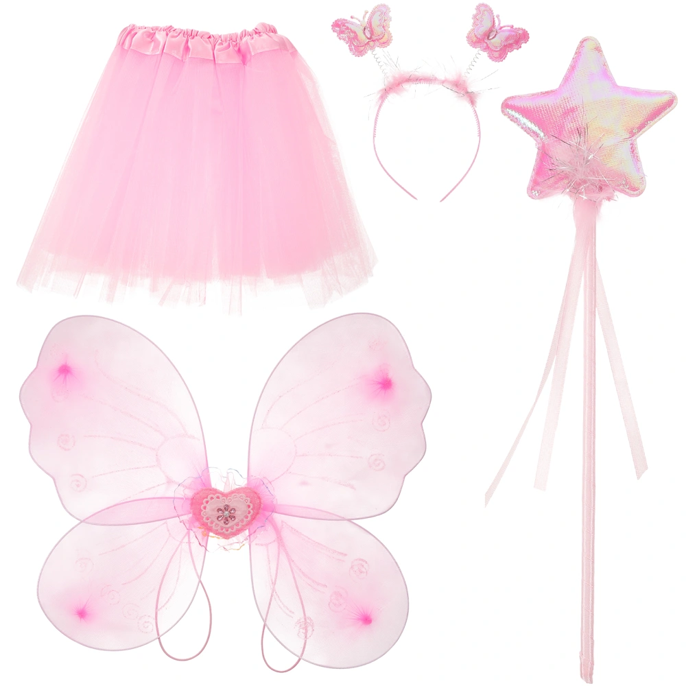 1 Set Fairy Gauze Skirt Performance Dress up Accessory Girl's Costume