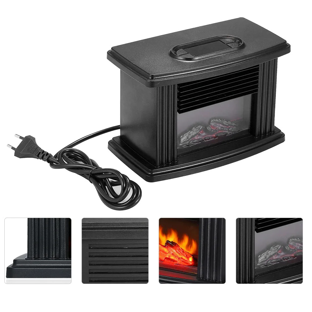 Electric Fireplace Heater Simulation Vertical Electric Fireplace Heater EU Plug