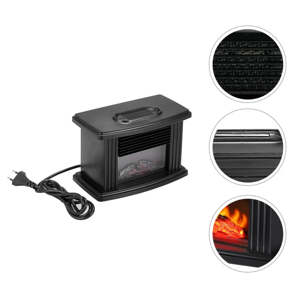 Electric Fireplace Heater Simulation Vertical Electric Fireplace Heater EU Plug