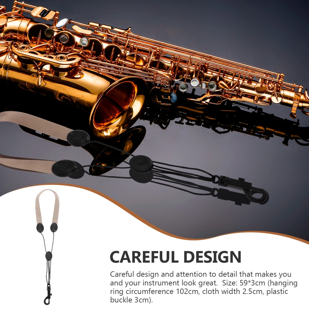 Creative Saxophone Neck Strap Practical Saxophone Lanyard Cloth Sax Belt