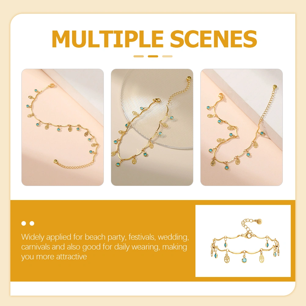 Women Anklet Delicate Ankle Chain Ankle Bracelets Foot Chain Ankle Jewelry Decor