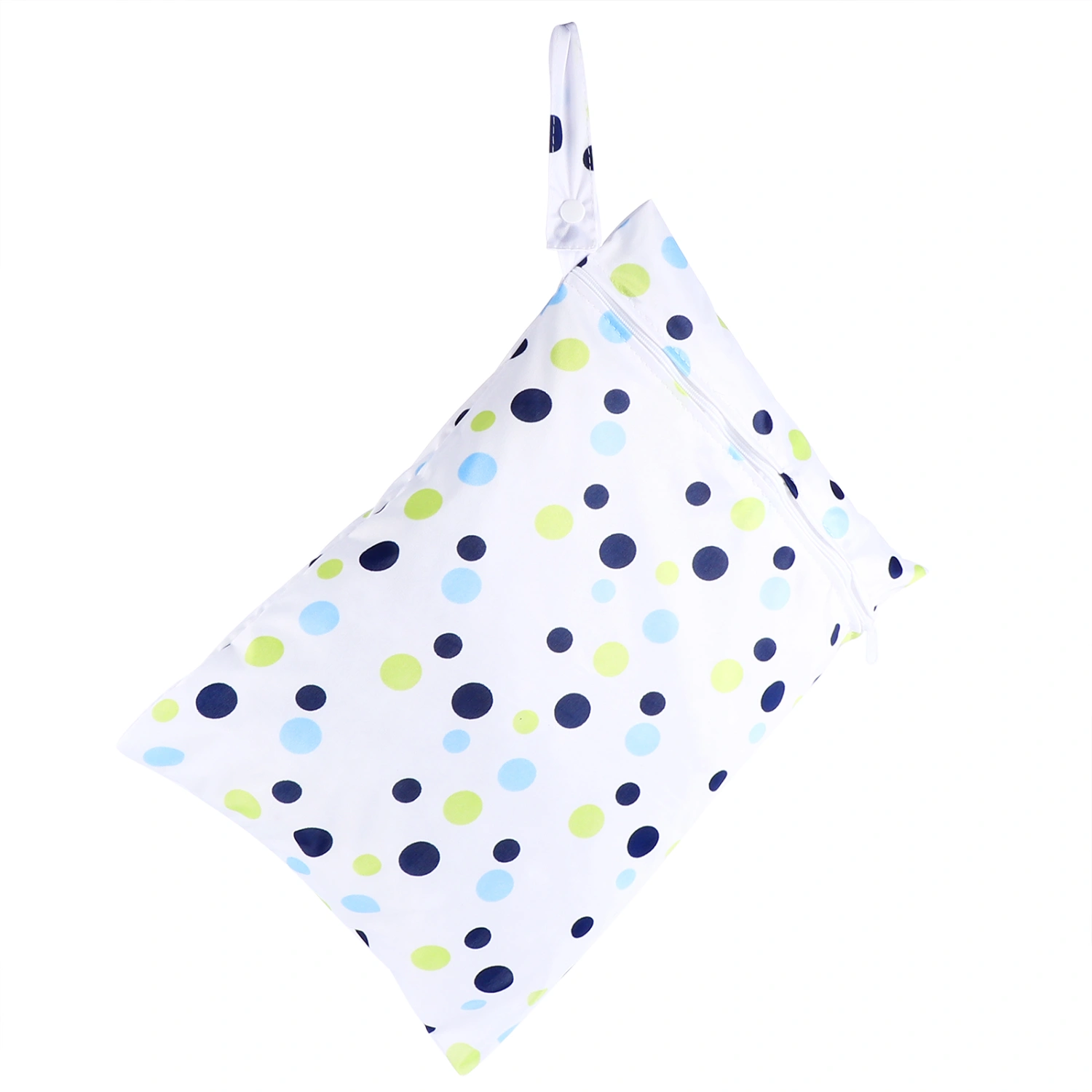 Reusable Diaper Wet Dry Bags Waterproof Baby Items Bag with Zippered Pockets