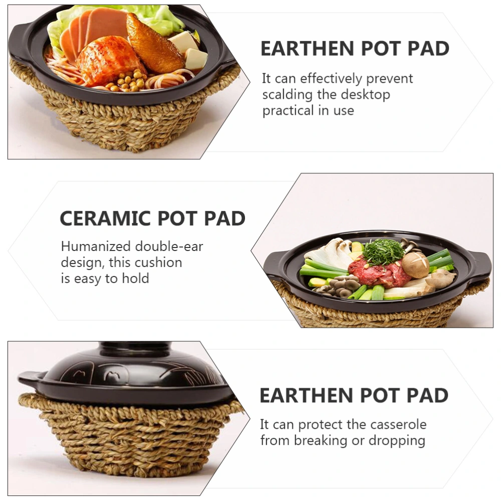 1 Pc Household Bowl Cushion Lightweight Pot Pad Casserole Mat Storage Basket