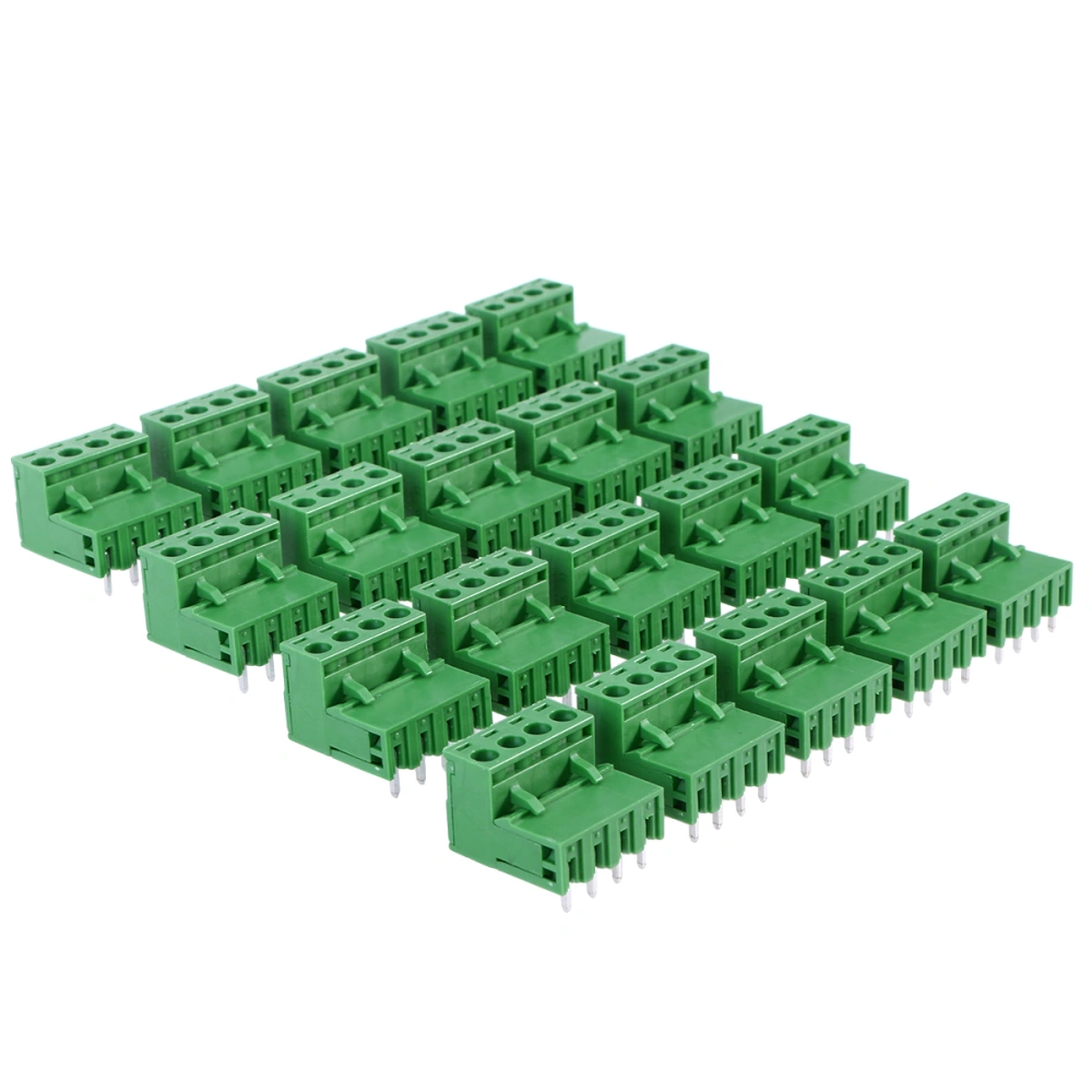 Pluggable PCB Terminal Blocks Plug Connector 5.08MM 4 Straight Needle Looper 2EDG Socket PCB Connector