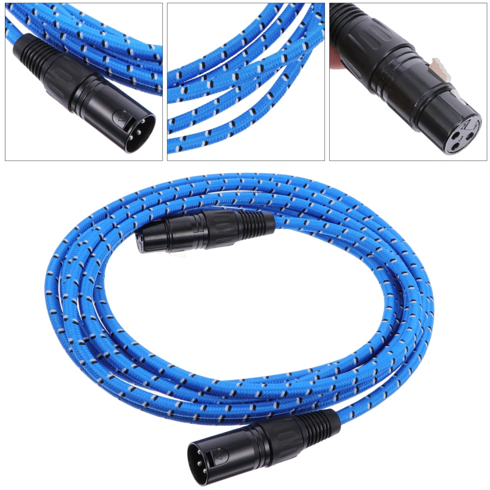 3 Meter XLR Male to Female Connector 3Pin Patch Cord for Mic Powered Speaker