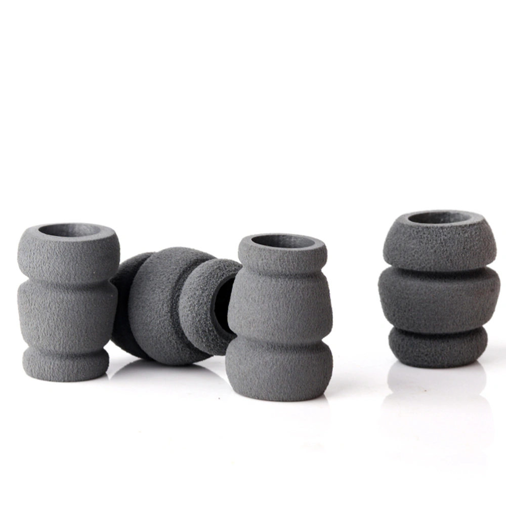 5pcs Anti-Shock Sponge Handle Cover Grip Handle Cover for Grey (31mm)