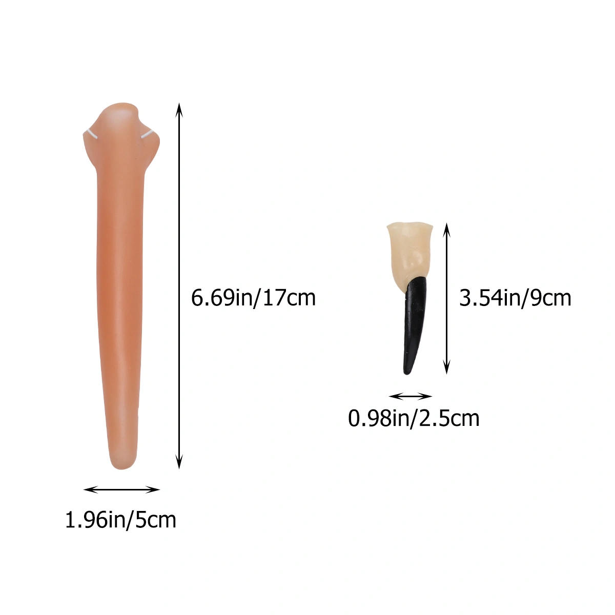 11Pcs Halloween Props Halloween Masquerade Finger Nails for Party (Black)