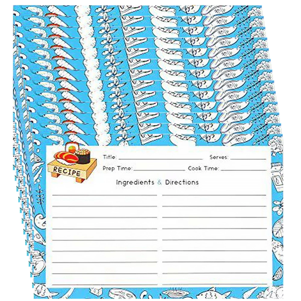 50Pcs Recipe Cards House Recipe Cards Kraft Recipe Cards Cookbook Cards Diy Cookbook Cards