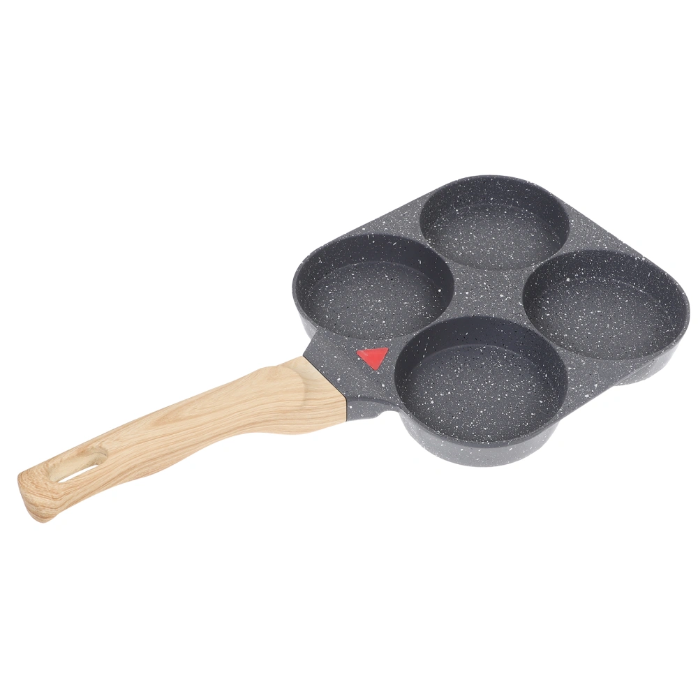 4 Holes Frying Pan Mini Omelette Pot Fried Egg Pan Non-stick Egg Cooking Pan Cooker Cooking Gaget for Home Kitchen Shop Resturant