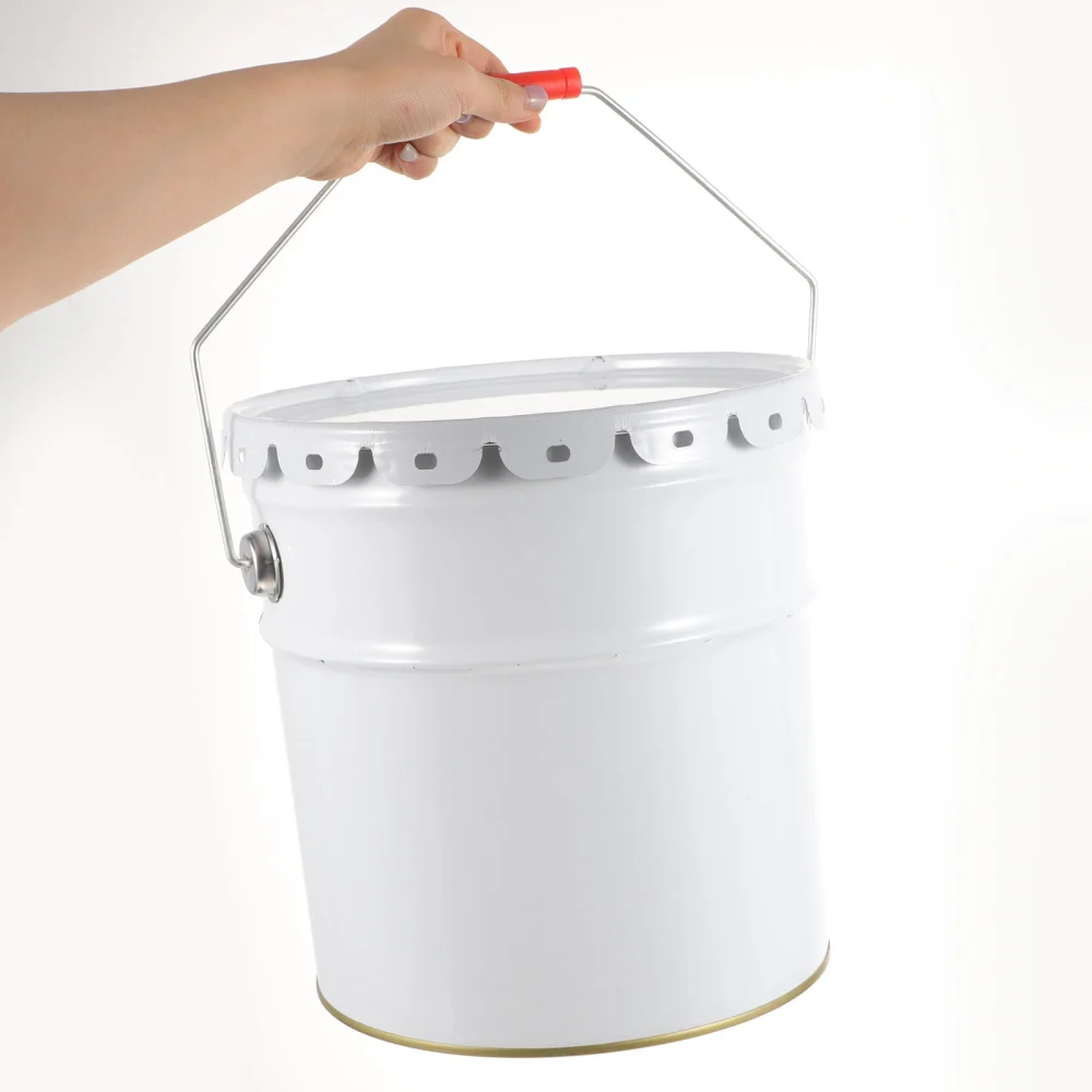 Metal Paint Bucket Empty Paint Can Large Capacity Paint Container Home Paint Bucket with Lid