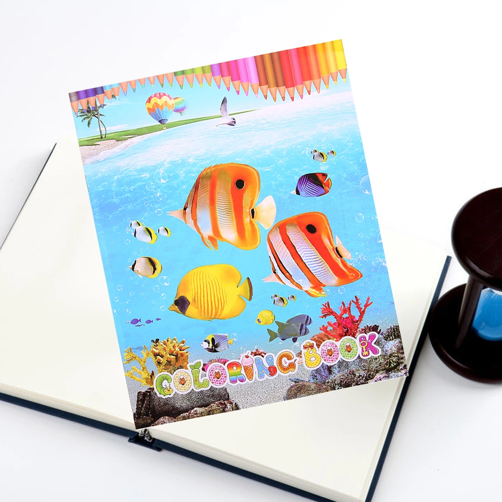 Tropical Fish Coloring Book Quick Learning Book for for Boys Girls Toddlers Preschoolers