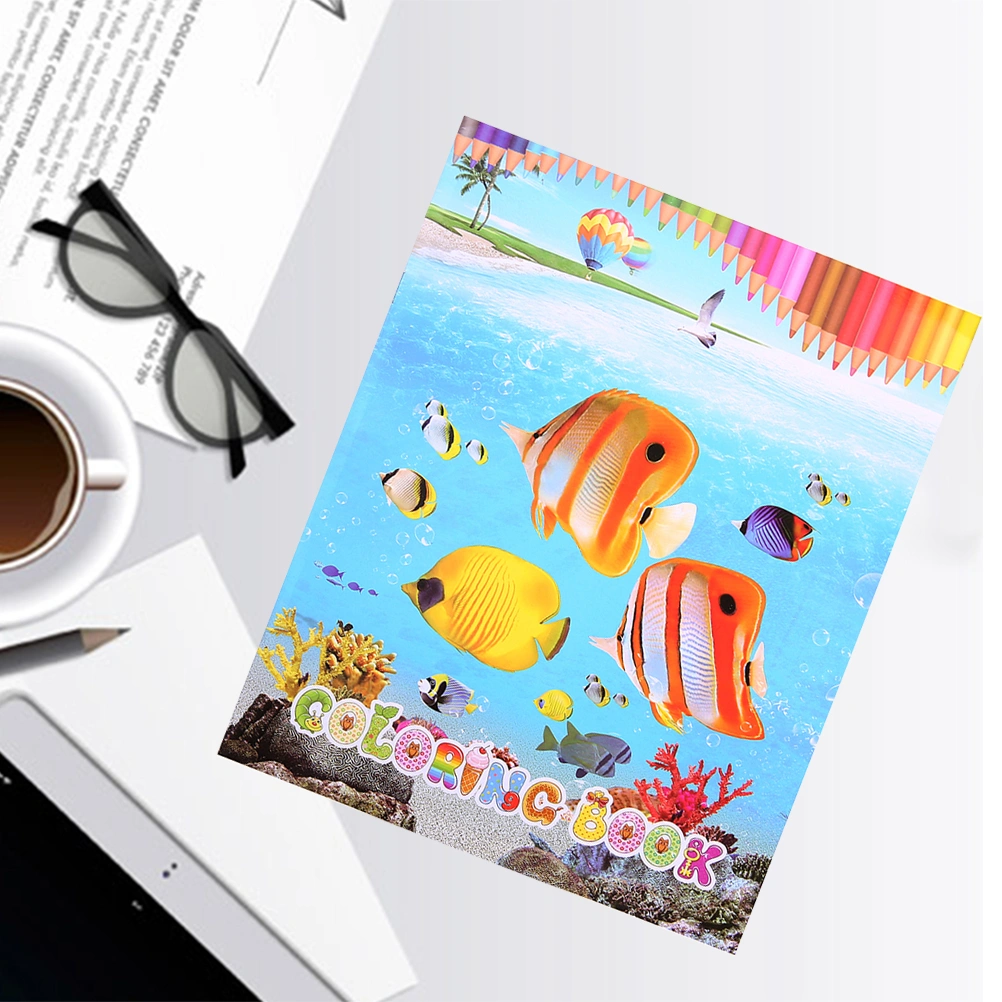 Tropical Fish Coloring Book Quick Learning Book for for Boys Girls Toddlers Preschoolers