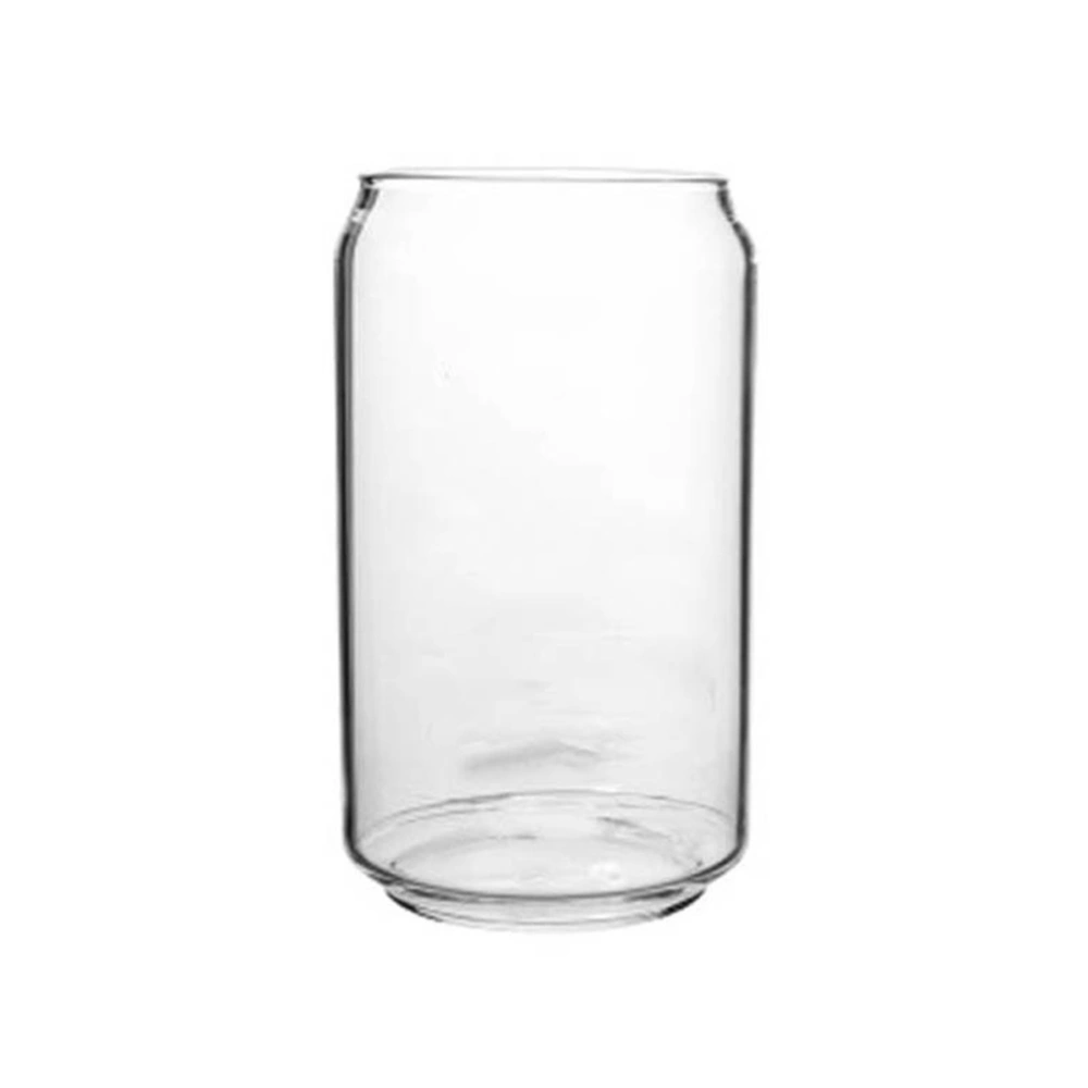 Ring-pull Can Shaped Glass Cup Transparent Water Mug Practical Beer Mugs