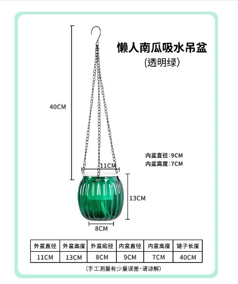 Self Watering Hanging Plant Pot Outdoor Indoor Hanging Flower Pot Plant Container with Chains