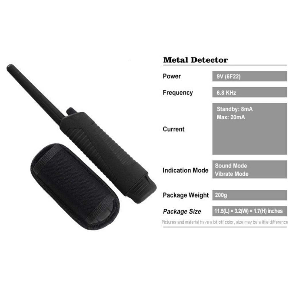 Portable Metal Pinpointing Detector Handheld Metal Pinpointer Gold Hunter