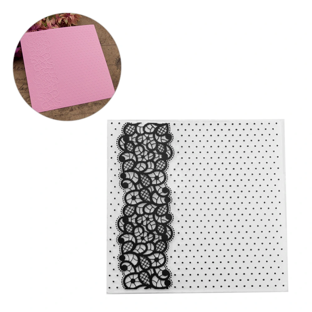 DIY Plastic Bump Embossing Template Stencil Folder for Album Scrapbooking Paper Art Craft Decor (EM088)