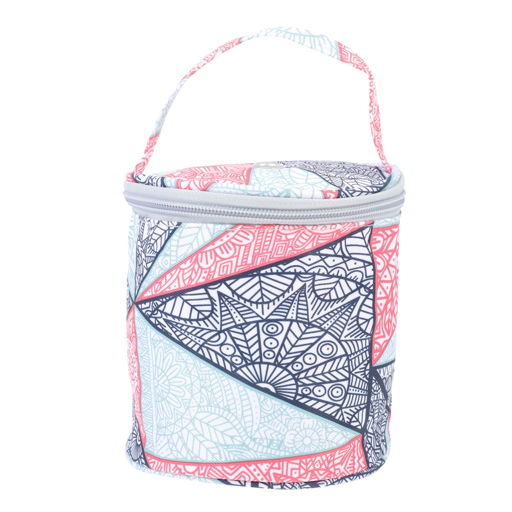 1pc Geometric Pattern Sewing Tools Storage Bag Embroidery Sewing Parts Tote Bag