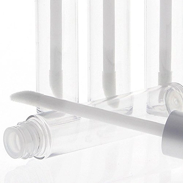 3pcs 6ml Gloss Lip Balm Tubes Container Gloss Lip Wand Bottles Empty (Silver)